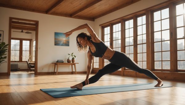 Enchaînement dynamique du Vinyasa pour l'énergie